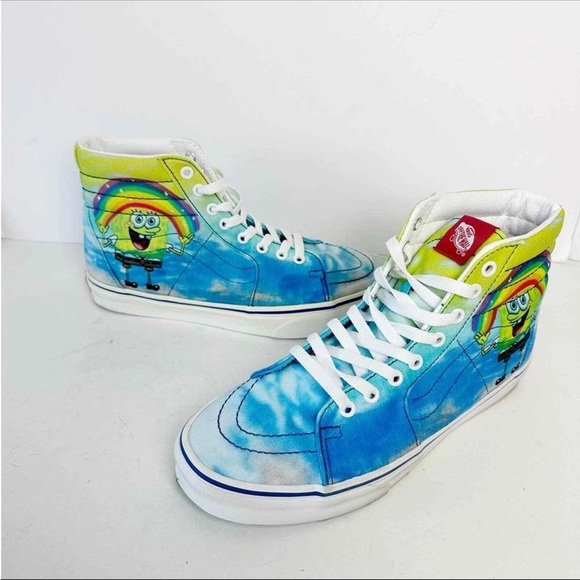 VANS UNISEX SH8-HI SPONGEBOB Men’s 9 Women’s 10.5 Cartoon - Picture 3 of 15